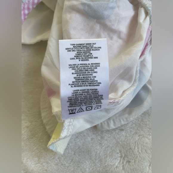 Disney × Pippa & Julie Baby Girl's Minnie Polka Dot-Print Cotton Romper - Picture 6 of 7